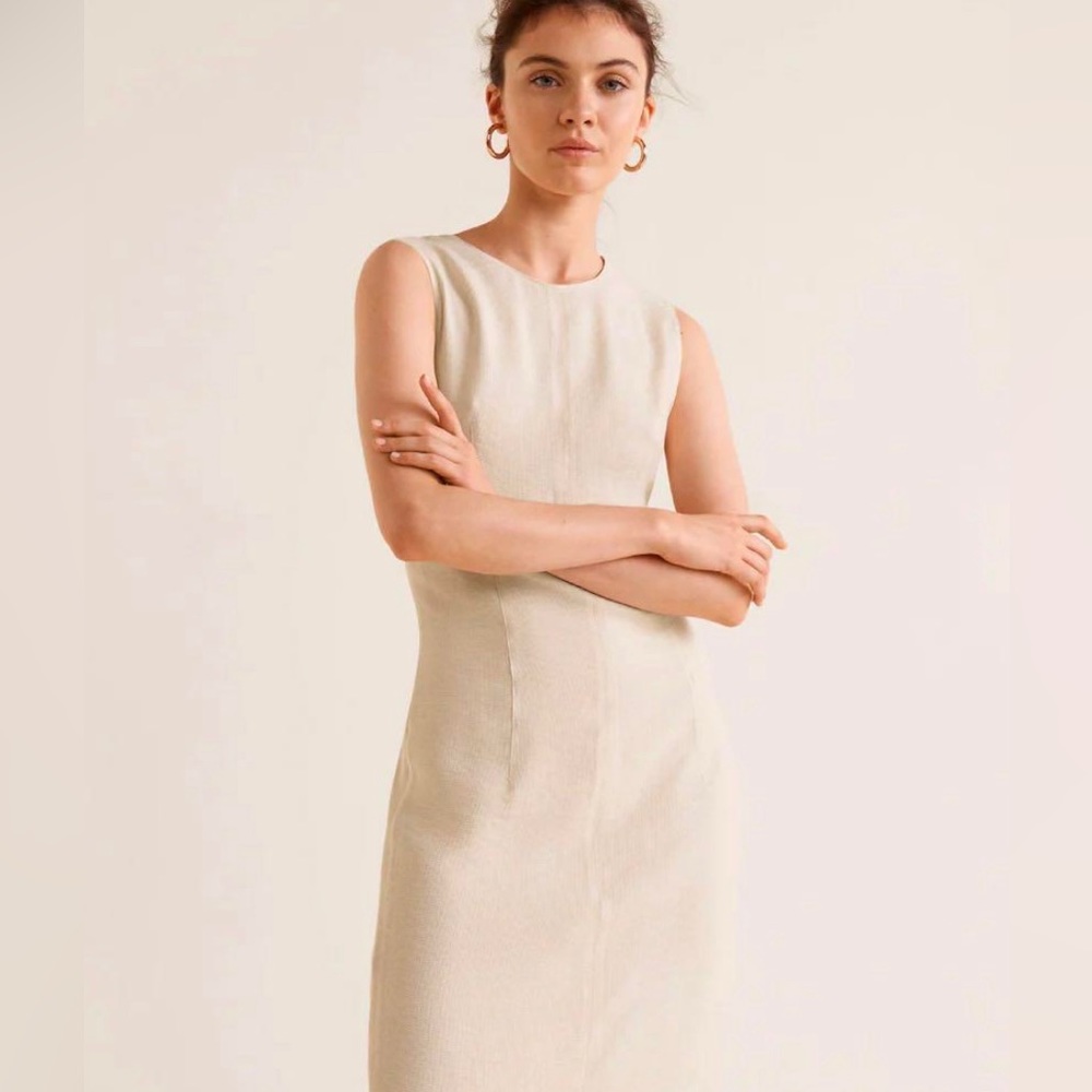 Mango one piece cut out midi bodycon long dress